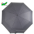 Big size 27Inch aluminum shaft light weight windproof golf 3folding umbrella for outdoor